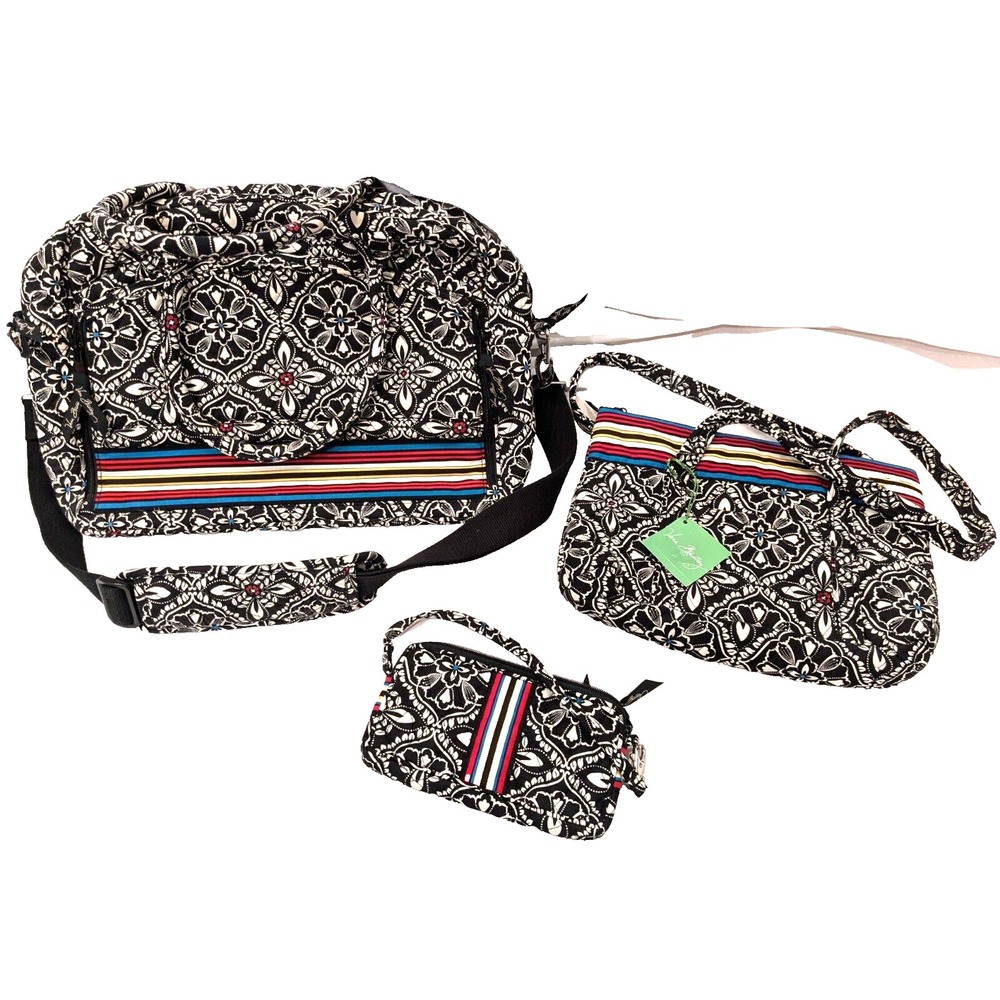 NEW Vera Bradley 3 Piece Set Laptop(NWOT)/Tote /Wristlet Little‎ Betsy Barcelona